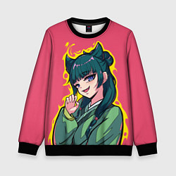 Свитшот детский Монолог фармацевта - Маомао, цвет: 3D-черный