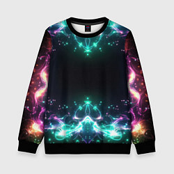 Детский свитшот Блестки света - текстура