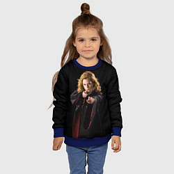 Свитшот детский Hermione Jean Granger, цвет: 3D-синий — фото 2