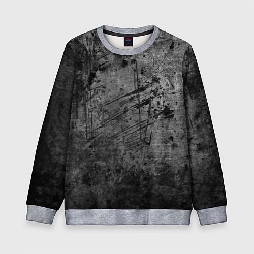 Детский свитшот Абстракция - grunge break / 3D-Меланж – фото 1