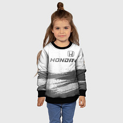 Свитшот детский Honda - white gradient посередине, цвет: 3D-черный — фото 2