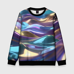 Детский свитшот Космические мягкие волны