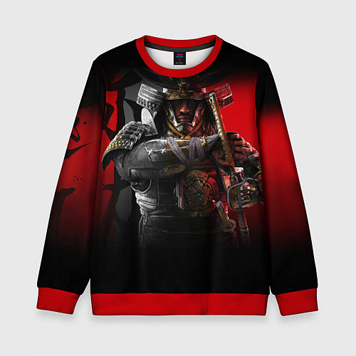 Детский свитшот Ассасинс Крид Тени / 3D-Красный – фото 1