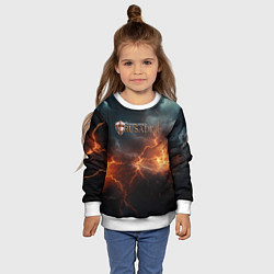 Свитшот детский Stronghold сrusader небесная мощь, цвет: 3D-белый — фото 2