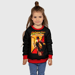 Свитшот детский Indiana Jones and the Great Circle, цвет: 3D-красный — фото 2