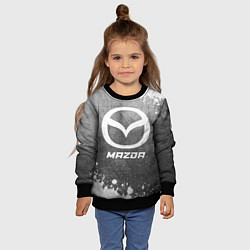 Свитшот детский Mazda - grey gradient, цвет: 3D-черный — фото 2