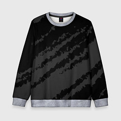 Свитшот детский The color is black and gray, цвет: 3D-меланж