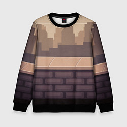 Свитшот детский Смотровая площадка, цвет: 3D-черный