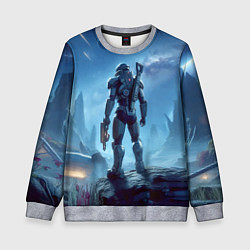 Свитшот детский Mass Effect - ai art fantasy, цвет: 3D-меланж