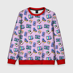 Детский свитшот Ретро паттерн