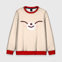 Свитшот детский FoxINy skzoo, цвет: 3D-красный