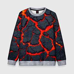 Детский свитшот Текущая в породе лава