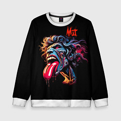 Свитшот детский Mick Jagger - Rolling Stones, цвет: 3D-белый