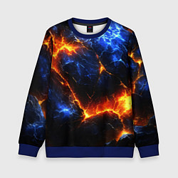 Детский свитшот Лада и лед в разломе плит