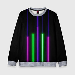 Свитшот детский Color Purple green pink, цвет: 3D-меланж
