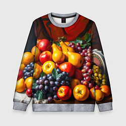 Детский свитшот Фруктовый натюрморт