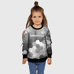 Свитшот детский Dongfeng - grey gradient посередине, цвет: 3D-черный — фото 2