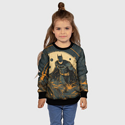 Свитшот детский Бэтмен крадется, цвет: 3D-черный — фото 2