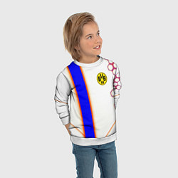 Свитшот детский Borussia geometry sport, цвет: 3D-белый — фото 2