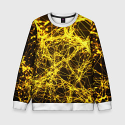 Детский свитшот Золотые нити текстура