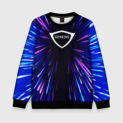 Свитшот детский Genesis neon energy, цвет: 3D-черный