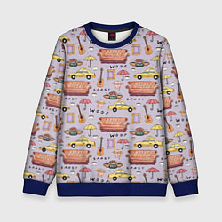 Детский свитшот Друзья - паттерн