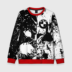 Детский свитшот BMW черно белые краски