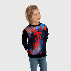 Свитшот детский Doom космическая абстракция, цвет: 3D-черный — фото 2