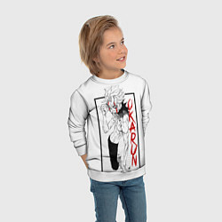 Свитшот детский DanDaDan: Okarun, цвет: 3D-белый — фото 2