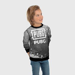 Свитшот детский PUBG - grey gradient, цвет: 3D-черный — фото 2