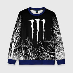 Свитшот детский Monster energy лес, цвет: 3D-синий