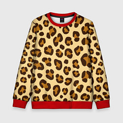 Детский свитшот Паттерн с пятнами леопарда