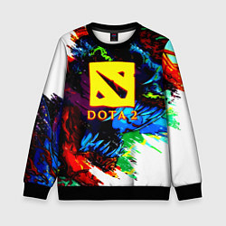 Свитшот детский Dota monster, цвет: 3D-черный