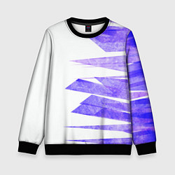 Свитшот детский Color white purple, цвет: 3D-черный