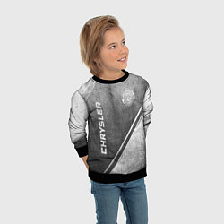 Свитшот детский Chrysler - grey gradient вертикально, цвет: 3D-черный — фото 2