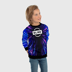 Свитшот детский Blackpink neon energy, цвет: 3D-черный — фото 2