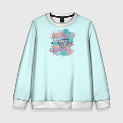 Свитшот детский Mind positive, цвет: 3D-белый