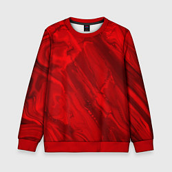 Детский свитшот Красный камень абстракция