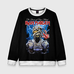 Свитшот детский Powerslave Iron Maiden - мумия, цвет: 3D-белый