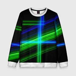 Детский свитшот Color blue black green