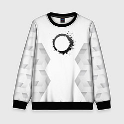 Свитшот детский The Callisto Protocol white poly, цвет: 3D-черный