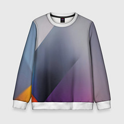 Детский свитшот Color grey with stripes