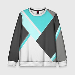 Детский свитшот Color black blue