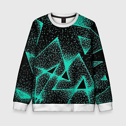 Детский свитшот The triangle is light blue