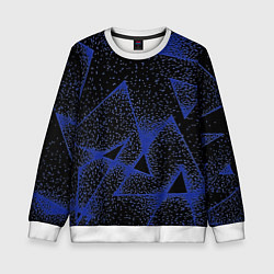 Свитшот детский Triangles with dots, цвет: 3D-белый
