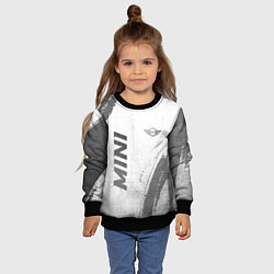 Свитшот детский Mini - white gradient вертикально, цвет: 3D-черный — фото 2