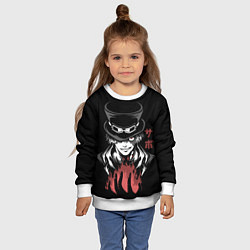 Свитшот детский Ван пис - Сабо, цвет: 3D-белый — фото 2