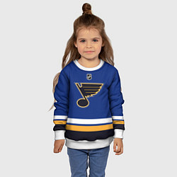 Свитшот детский St Louis Blues - NHL team, цвет: 3D-белый — фото 2