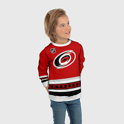 Свитшот детский Carolina Hurricanes - NHL team, цвет: 3D-белый — фото 2