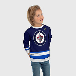 Свитшот детский Winnipeg Jets - NHL team, цвет: 3D-белый — фото 2